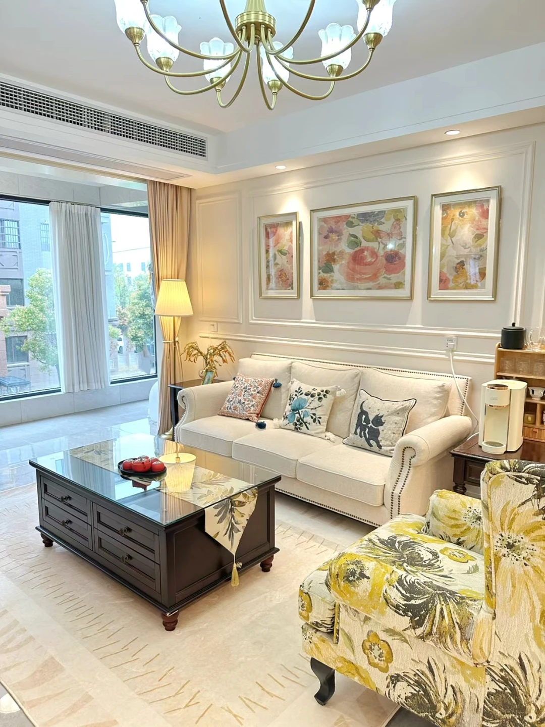 108平美式风情客厅，邂逅经典与温馨